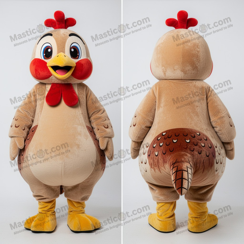 Tan Velvety Bomber Jacket Pheasant Mascot - Masticot.com