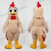 Béžový plyšový kostým kohouta - Kohouti - MASTICOT_10264 - Masticot.com
