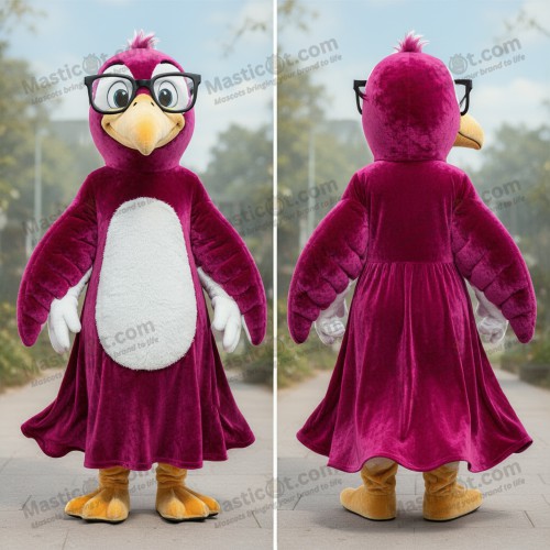 Mascota de Albatros Espectáculo Alado Magenta - Masticot.com