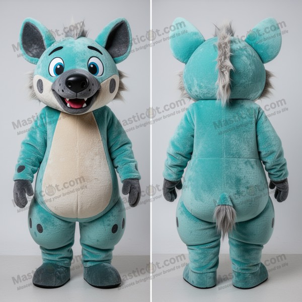 Turkis Tegnefilmhyene Maskot - Masticot.com