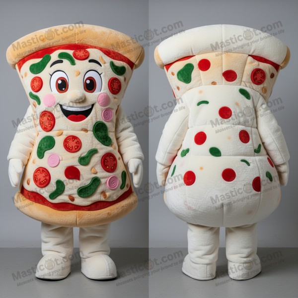 Pizza Maskot s Úsměvem – Krémová Barva - Masticot.com