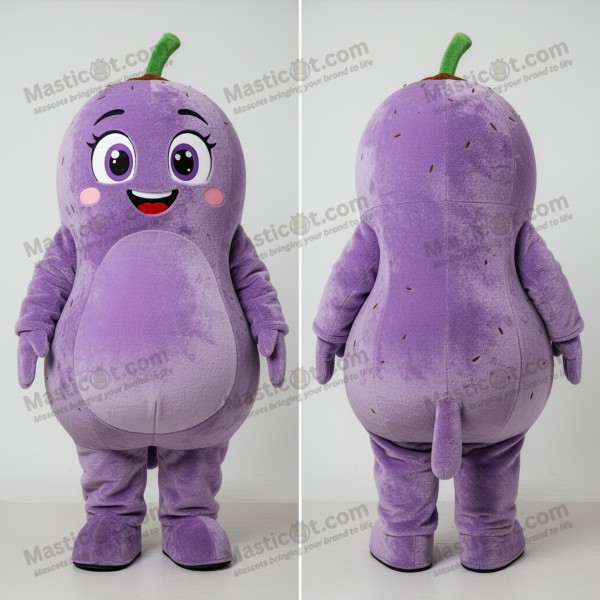 Lavender vibrant kiwi mascot - Masticot.com