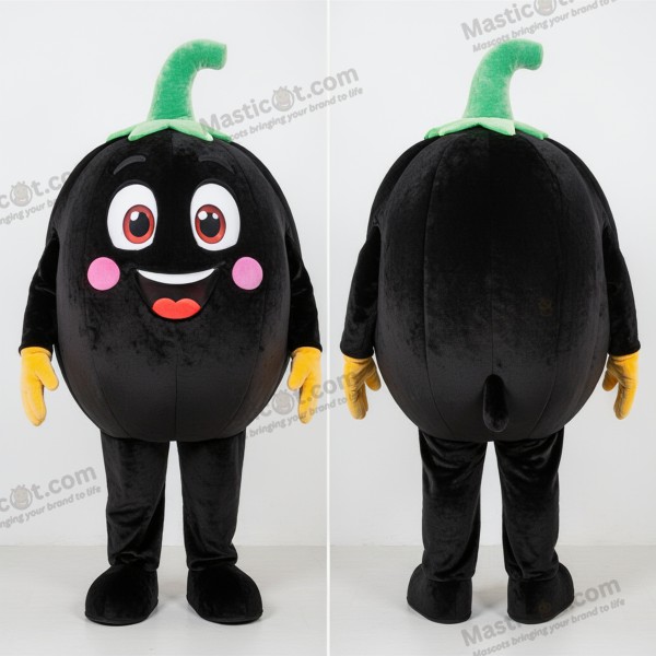 Ebony Plettet Tegneserie Pebermaskot - Peber - MASTICOT_11053 - Masticot.com