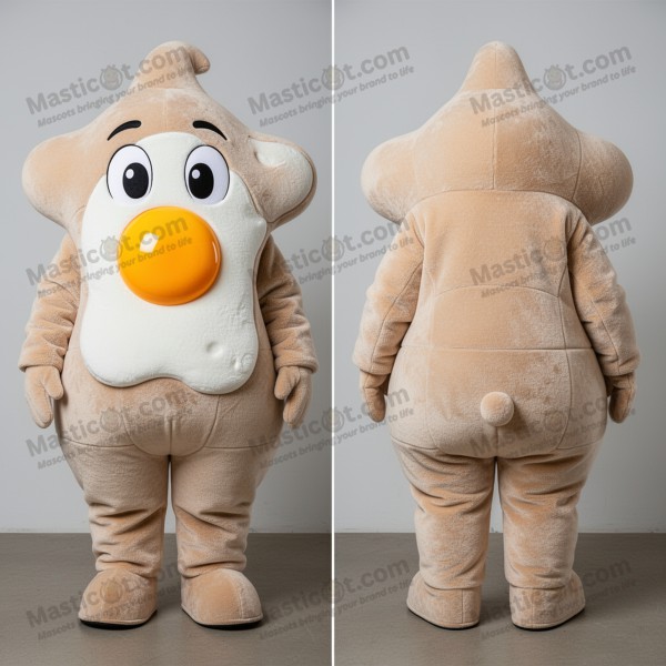Beige Velvety Shakshuka Mascot - Masticot.com