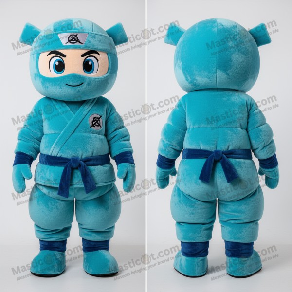 Azurový maskot mrštného ninjy - Masticot.com