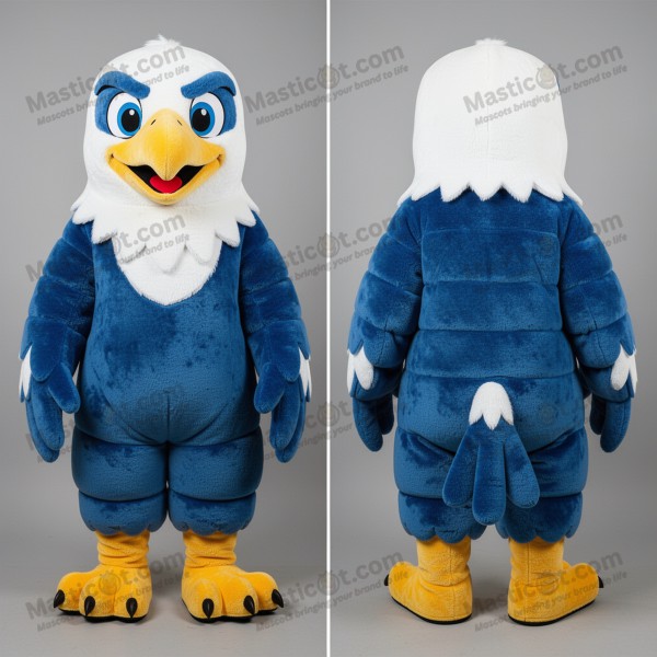 Modrá Kreslená Mascotka Orla Mořského - Masticot.com