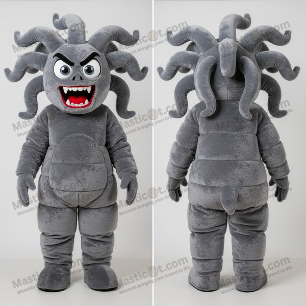 Turkusowo-szara Meduza w kostiumie maskotki - Masticot.com