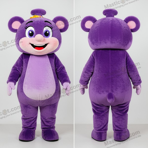 Mascote de Paelha Roxa Vibrante - Masticot.com