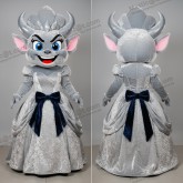Sølvglimmerende dæmon maskot - Dæmon - MASTICOT_12810 - Masticot.com