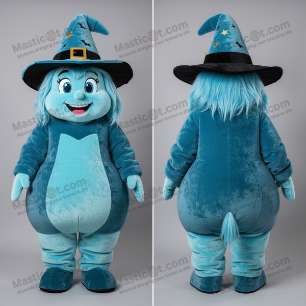 Cyan Tegnefilm Hekseskovsmaskot - Masticot.com