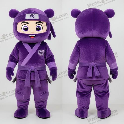 Lilla Smilende Ninja Maskot - Ninja - MASTICOT_13023 - Masticot.com