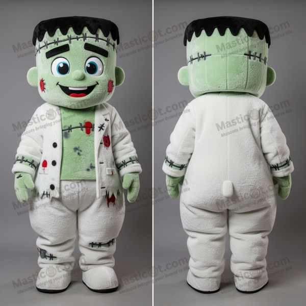 Zelený plyšový kostým Frankensteinovy příšery – maskot -