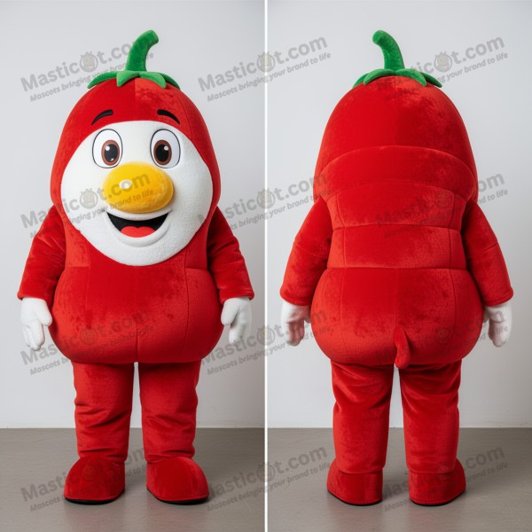Crimson Padded Shakshuka Mascot - Masticot.com