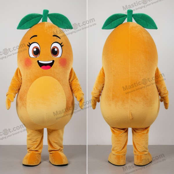 Gyllene plush-mangomaskot - Mango - MASTICOT_13364 - Masticot.com