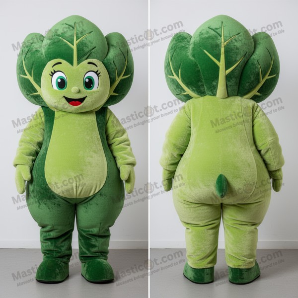 Limegrønn Bladspinat Maskot - Masticot.com