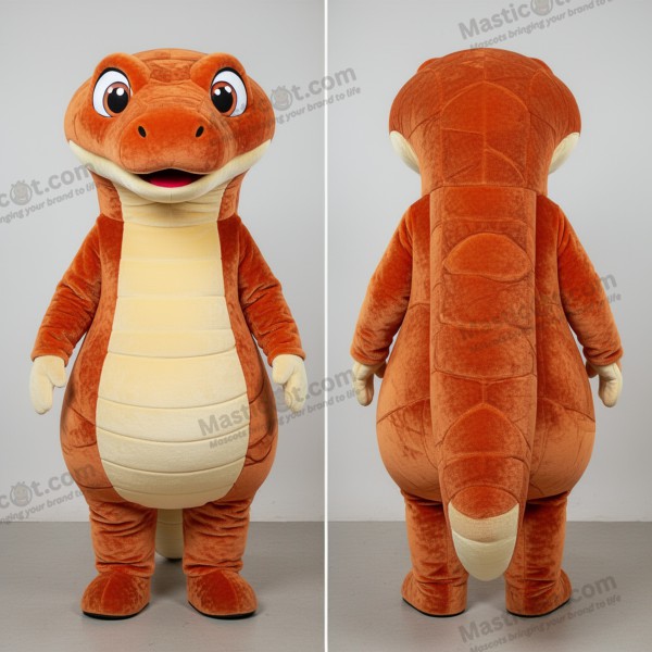 Rustorange Titanoboa Maskot Kostume - Titanoboa - MASTICOT_13555 - Masticot.com