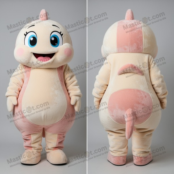 Ivory teal cheerful ceviche mascot - Masticot.com