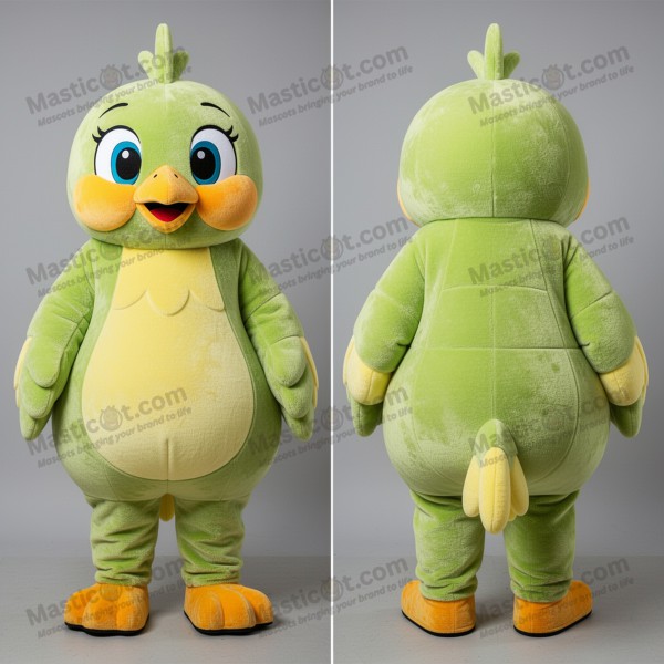 Mascota de canario juguetón verde lima - Masticot.com