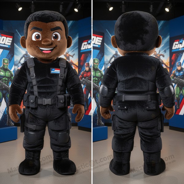 Mascotă eroică Gi Joe, albastru marin - Masticot.com