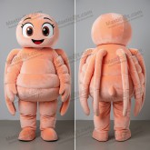 Peach vibrant spider mascot - Masticot.com