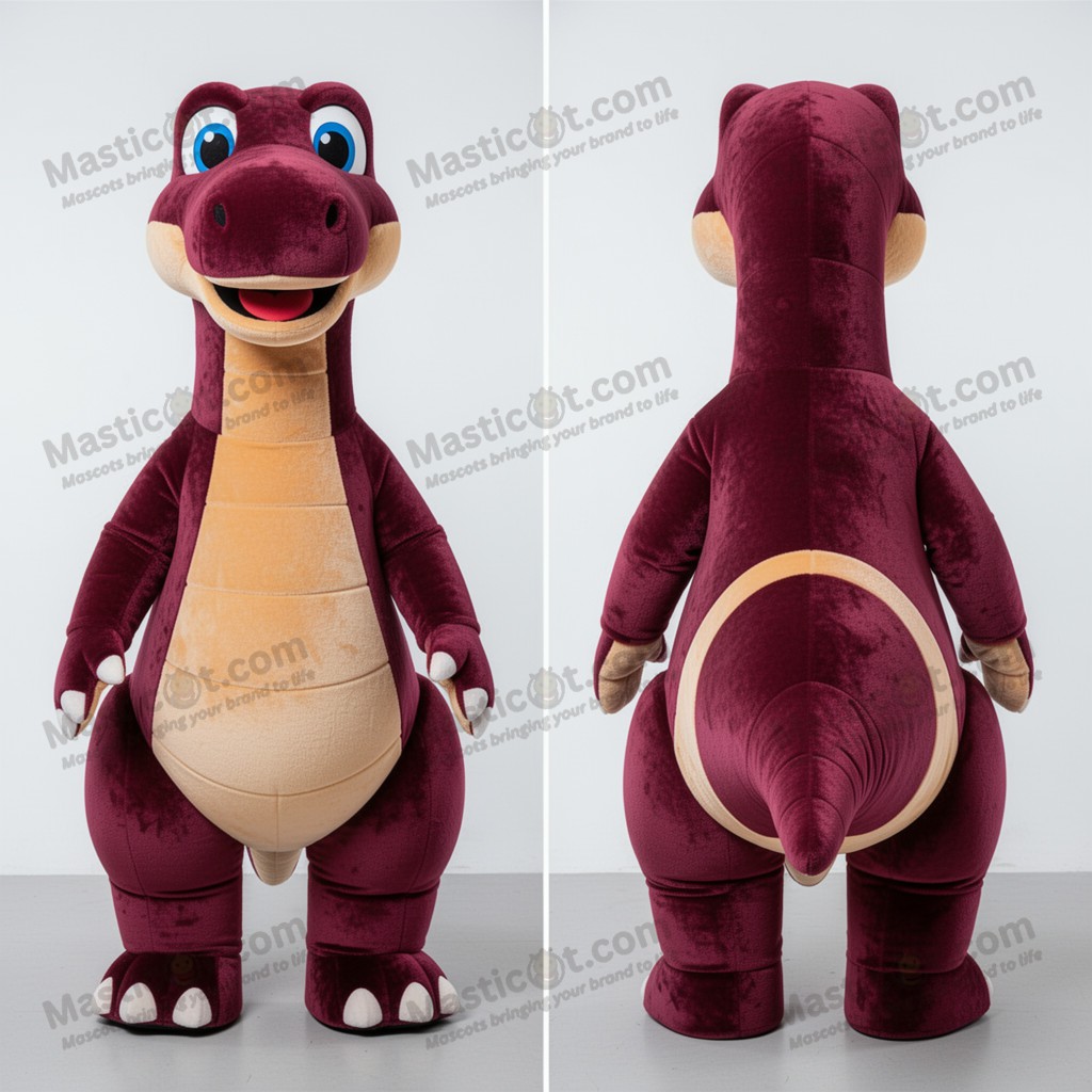 Mascotă Brachiosaurus Cartoon Maro - Masticot.com