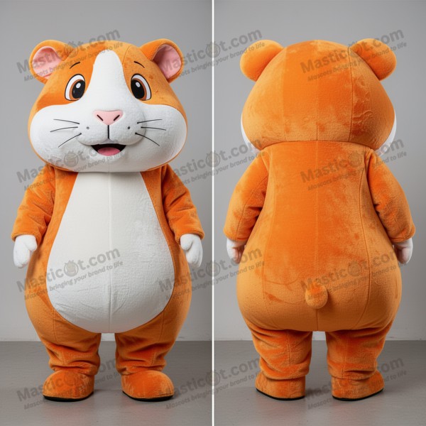 Mascotă de porcușor de Guineea pufos, portocaliu ruginiu -