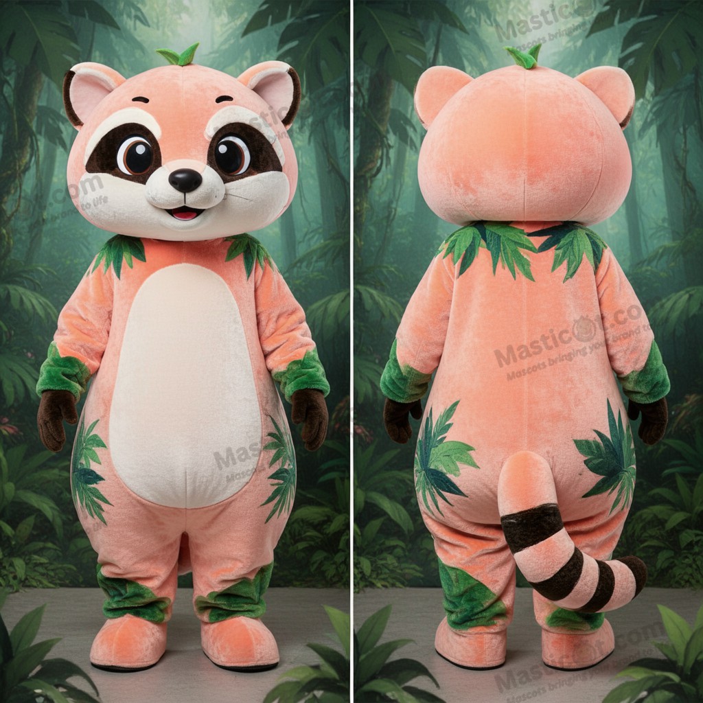 Korallpersika sammetscivet maskot - Civetkatt - MASTICOT_15254 - Masticot.com