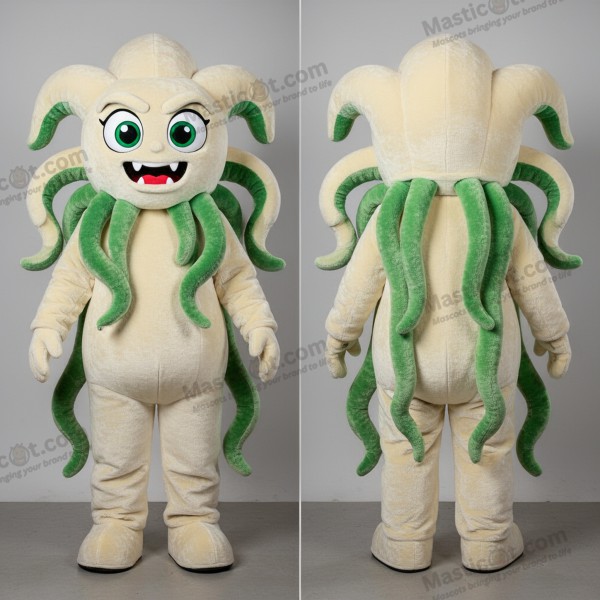 Fantasia redonda de Medusa em creme - Masticot.com