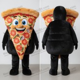 Sametově černý velký maskot pizza - Pizza - MASTICOT_1504 - Masticot.com
