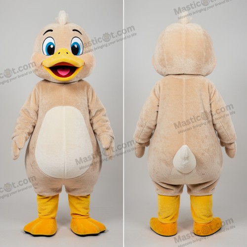 Mascarilha de pato bege arredondada - Pato - MASTICOT_15346 - Masticot.com