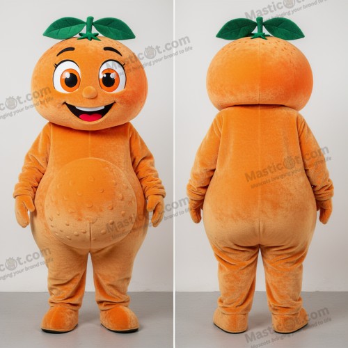Tangerinplump mandarinmaskot - Mandarin - MASTICOT_15796 - Masticot.com