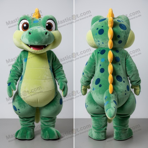 Turquoise swimwear lizard mascot - Masticot.com