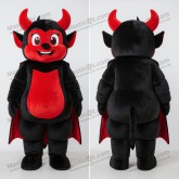 Charcoal velvety devil mascot - Devil - Masticot.com