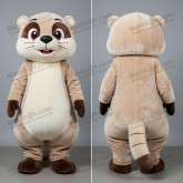 Cream Faced Cartoon Otter Mascot - Masticot.com