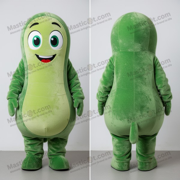 Mascota de judía verde vibrante y rellenita - Masticot.com