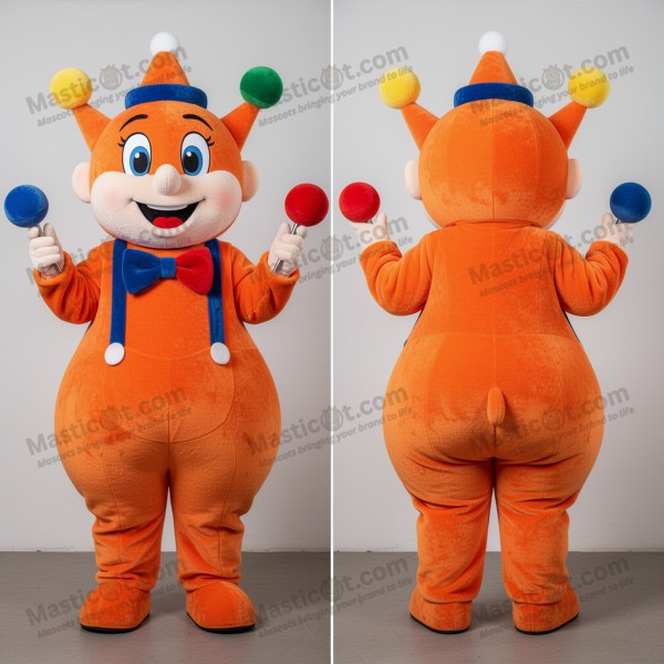 Mascotă jucăușă de jonglism, portocaliu ruginie -