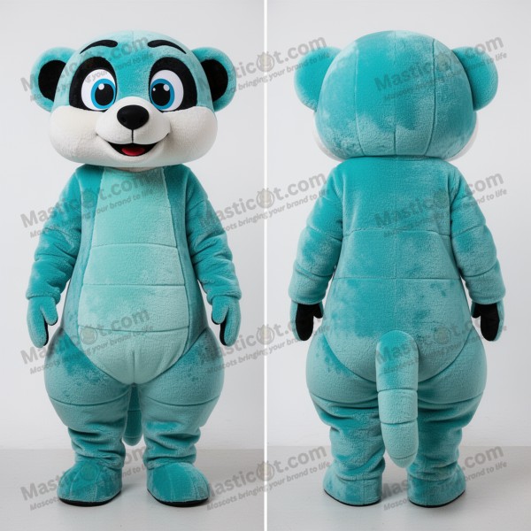 Turquoise Bomber Meerkat Mascot - Masticot.com