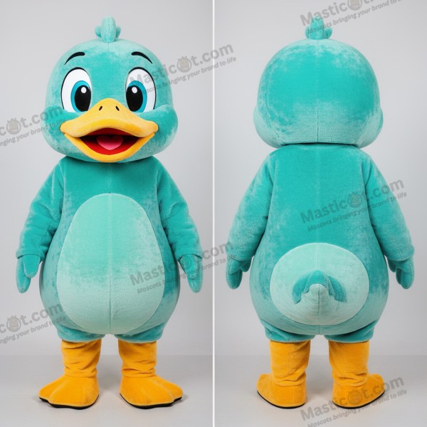 Turkis blød and duck-maskot - And - MASTICOT_17328 - Masticot.com