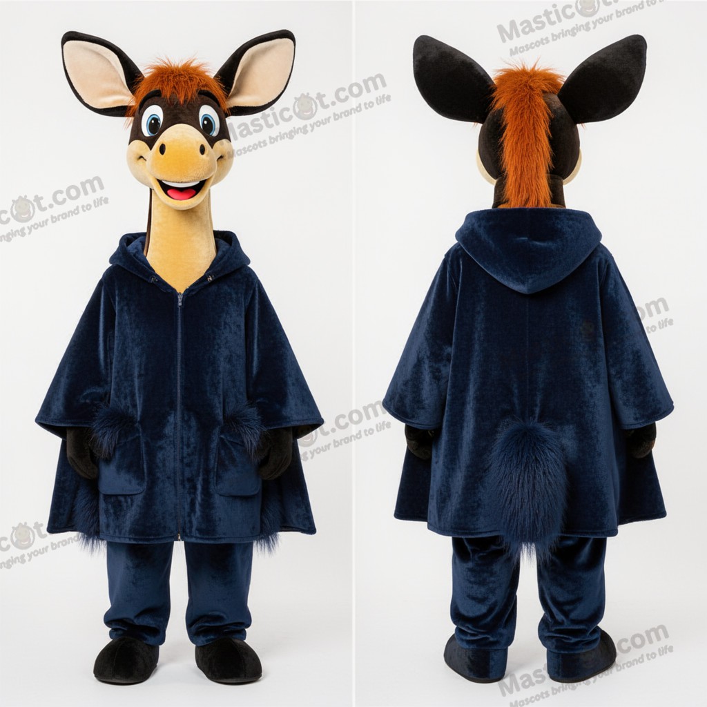 Niebieski Kartonowy Okapi - Maskotka - Okapi - MASTICOT_17431 - Masticot.com