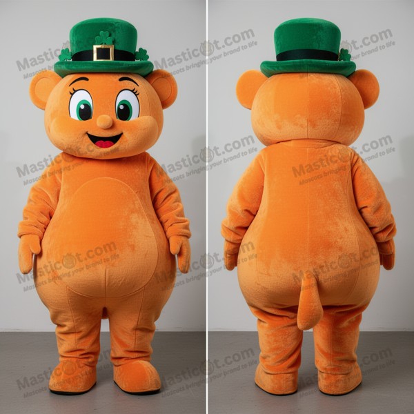 Maskot irských tanečních bot, rezavě oranžový s velkýma