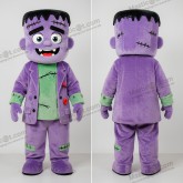 Monstro Frankenstein de Lavanda em Peluche Mascote - Monstro de Frankenstein - MASTICOT_17896 - Masticot.com