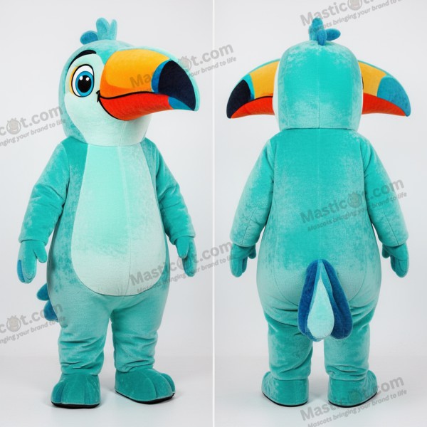 Pestrý kostým tučňáka v tyrkysové barvě - Tukan - MASTICOT_18352 - Masticot.com