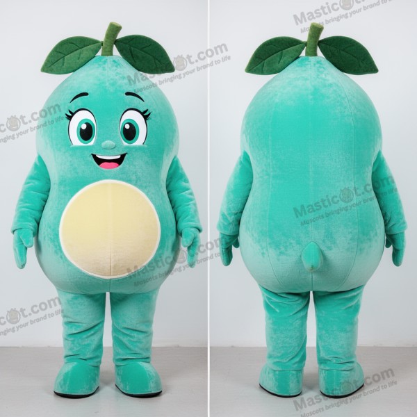 Turquoise velvety grapefruit mascot - Grapefruit - MASTICOT_18878 - Masticot.com