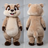 Beige cuddly marmot mascot - Masticot.com