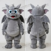 Gray imposing gargoyle mascot - Masticot.com