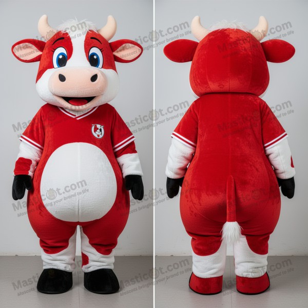 Mascota de Vaca Jersey de Terciopelo Carmesí - Masticot.com