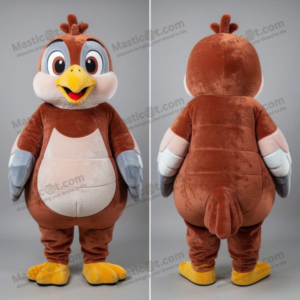 Russet Velvety Dove Mascot - Masticot.com