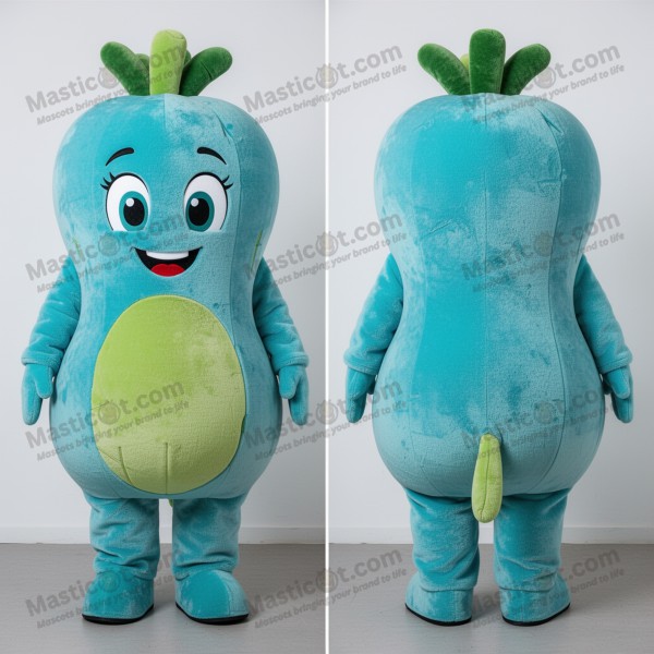 Cyan rounded but mascot - Masticot.com