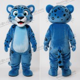 Mascotte jaguar bleue élégante - Jaguar - MASTICOT_19515 - Masticot.com