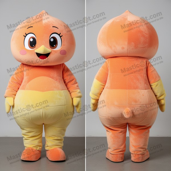 Rust orange wide eyed but mascot - Masticot.com